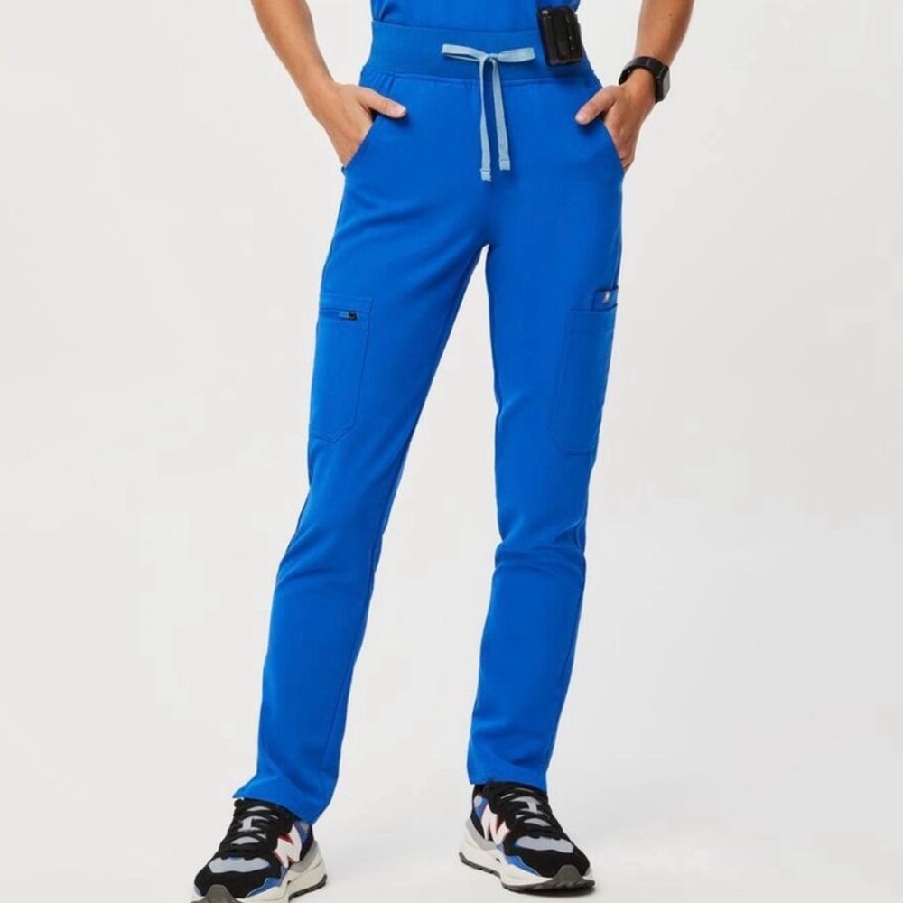 FIGS Yola Skinny Scrub Pants In Royal Blue Size XXS/P